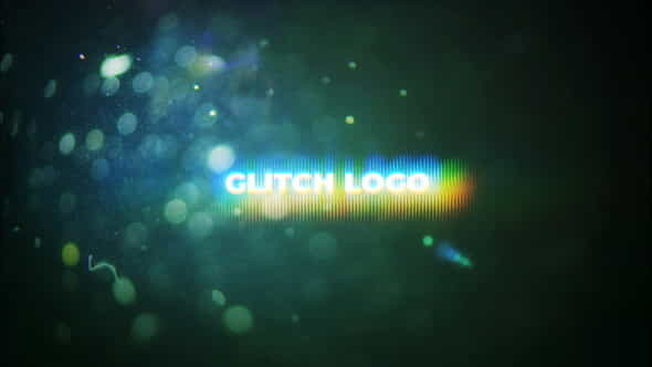 Flare Glitch Logo Mogrt - VideoHive 26599077