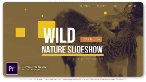 Wild Nature Presentation - VideoHive 35432447