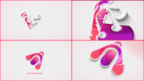 Puzzle Logo Reveal - VideoHive 55652588