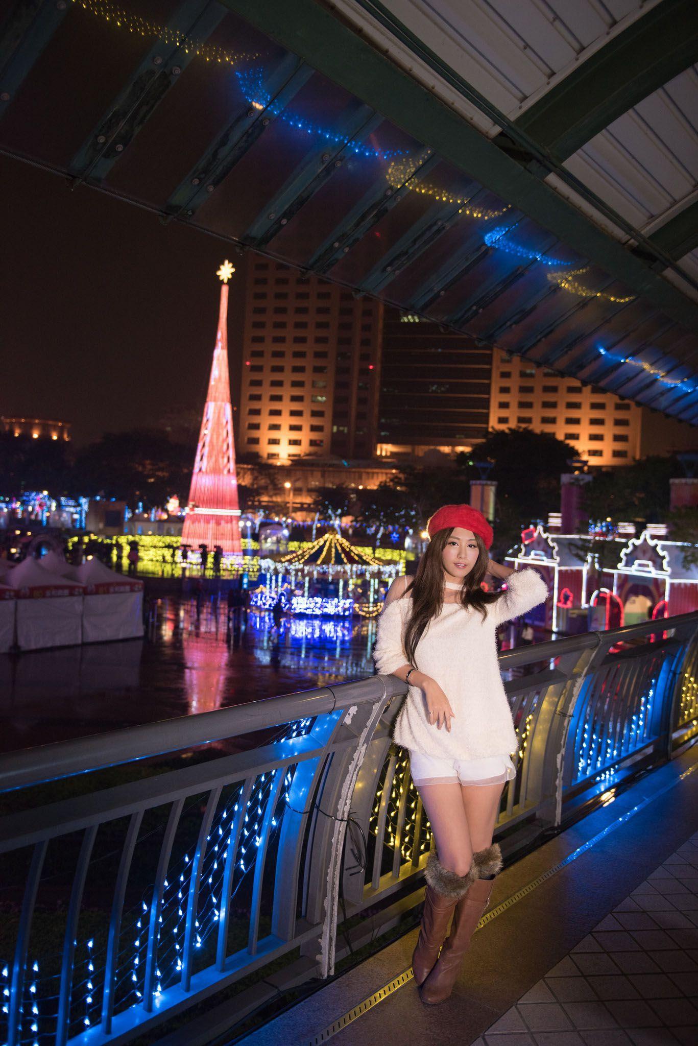 台湾美女夏晴MISO《圣诞外拍》写真集(49)