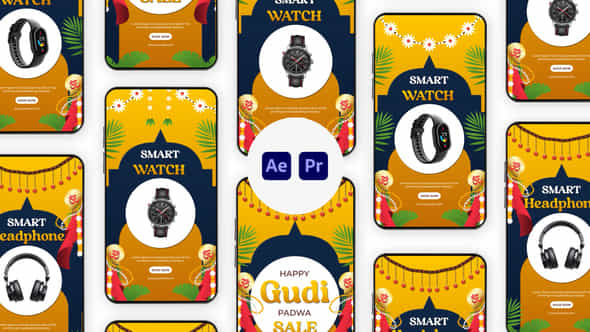 Happy Gudi Padwa Deals Instagram Story - VideoHive 57330423