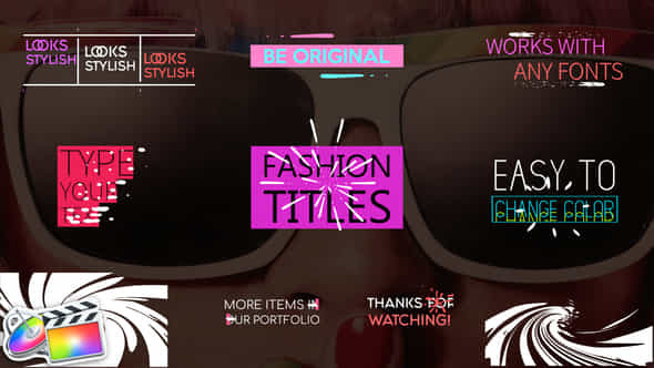 Juicy Fashion Titles - VideoHive 25500415