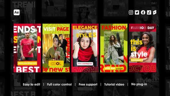 Fashion Instagram Stories - VideoHive 43306826
