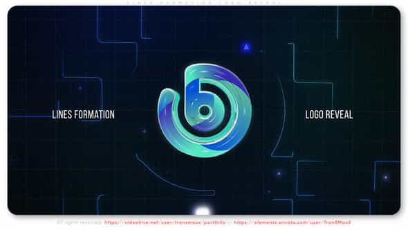 Lines Formation Logo Reveal - VideoHive 53022301