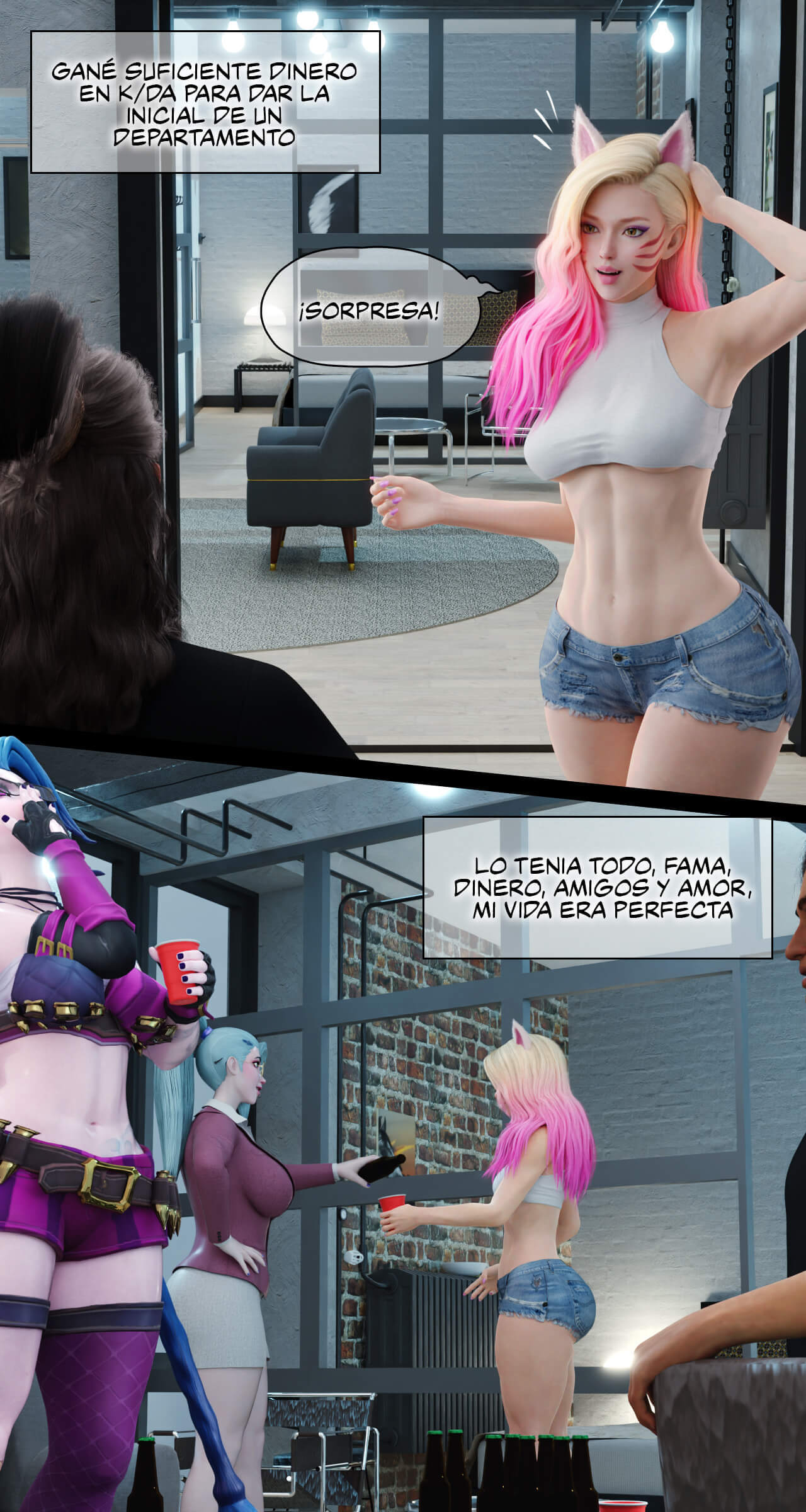 Ahri El Poder del Amor – RoseBlue3D - 6