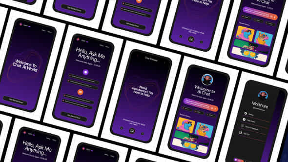 Ai Ui Mobile Kits - VideoHive 58592901