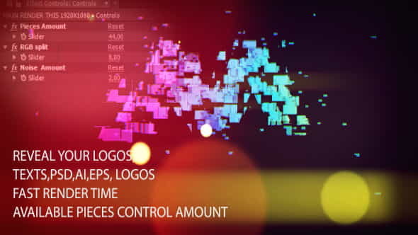 Colorful Light Logo Reveal - VideoHive 19767904