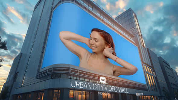 Urban City Video Wall Mockups - VideoHive 52356854