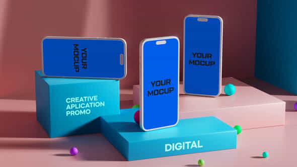 3D Mobile Application Promo - VideoHive 53990923