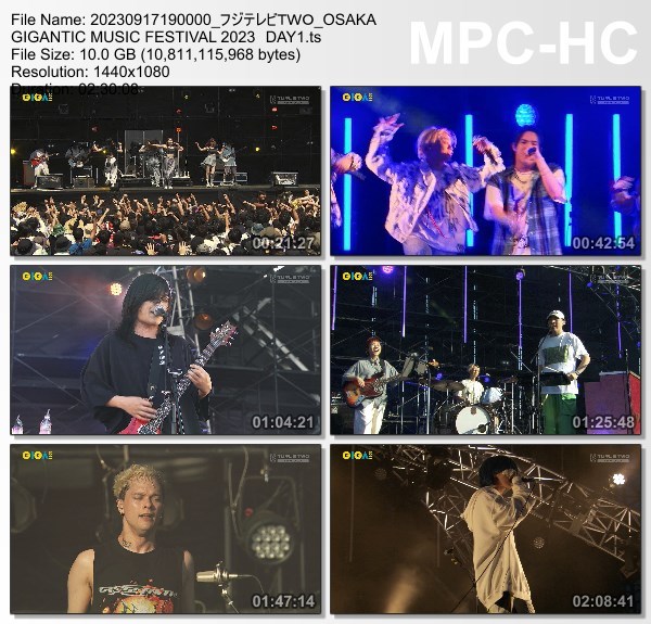 [TV-Variety] OSAKA GIGANTIC MUSIC FESTIVAL 2023 (FujiTV TWO 2023.09.17)