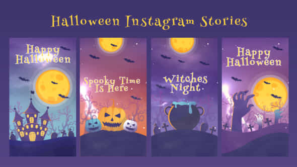 Halloween Instagram Stories - VideoHive 47691142