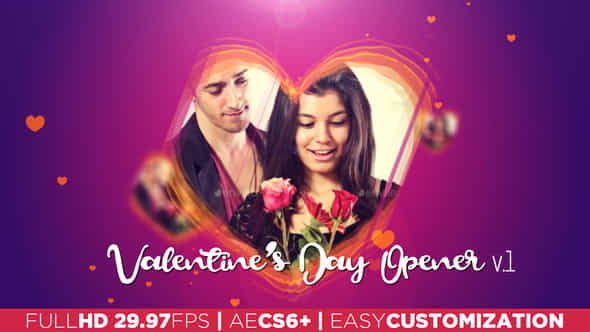 Valentines Day Opener - VideoHive 23279866