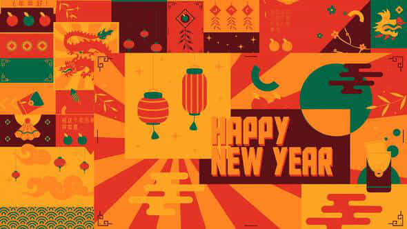 Trendy Chinese New Year Intro - VideoHive 49721964