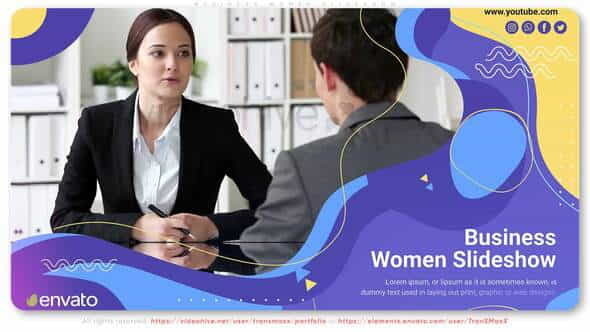 Business Women Slideshow - VideoHive 30861070