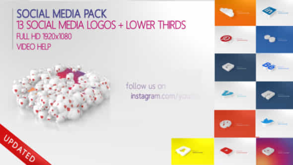 Social Media Pack - VideoHive 19535617