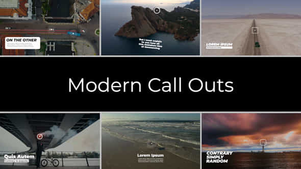 Modern Call Outs - VideoHive 34112436