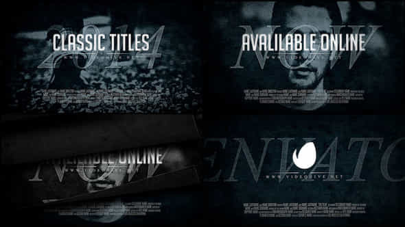 Classic Titles - VideoHive 8001426
