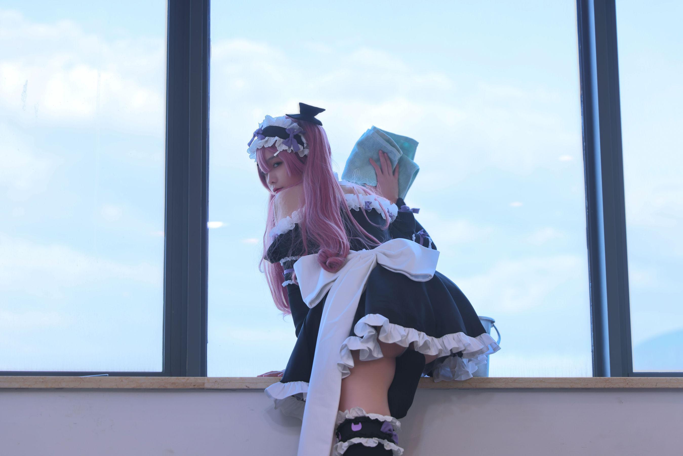 [网红COSER] 动漫博主G44不会受伤 – lade女仆(5)