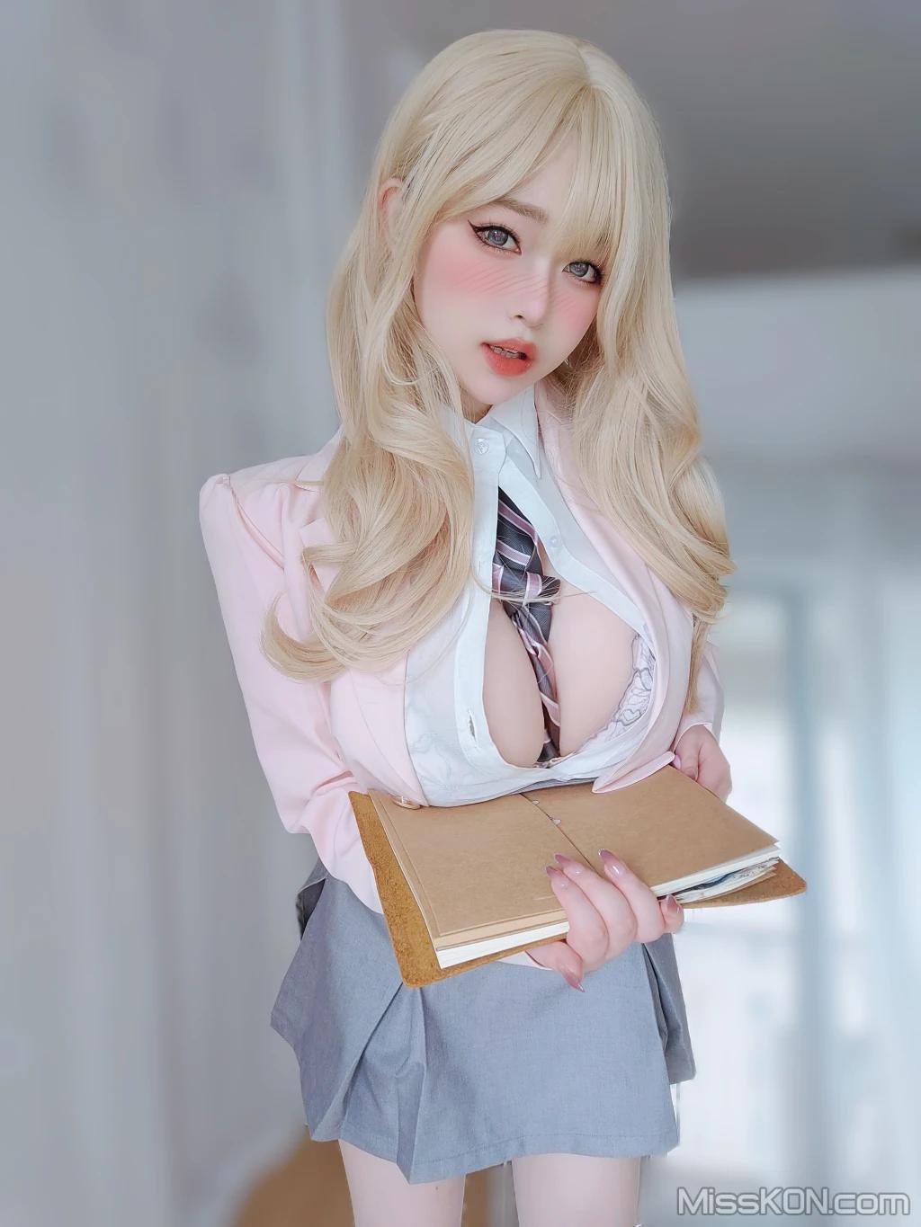 Coser@女主K: 催眠傲娇的前辈 (78 photos)(2)