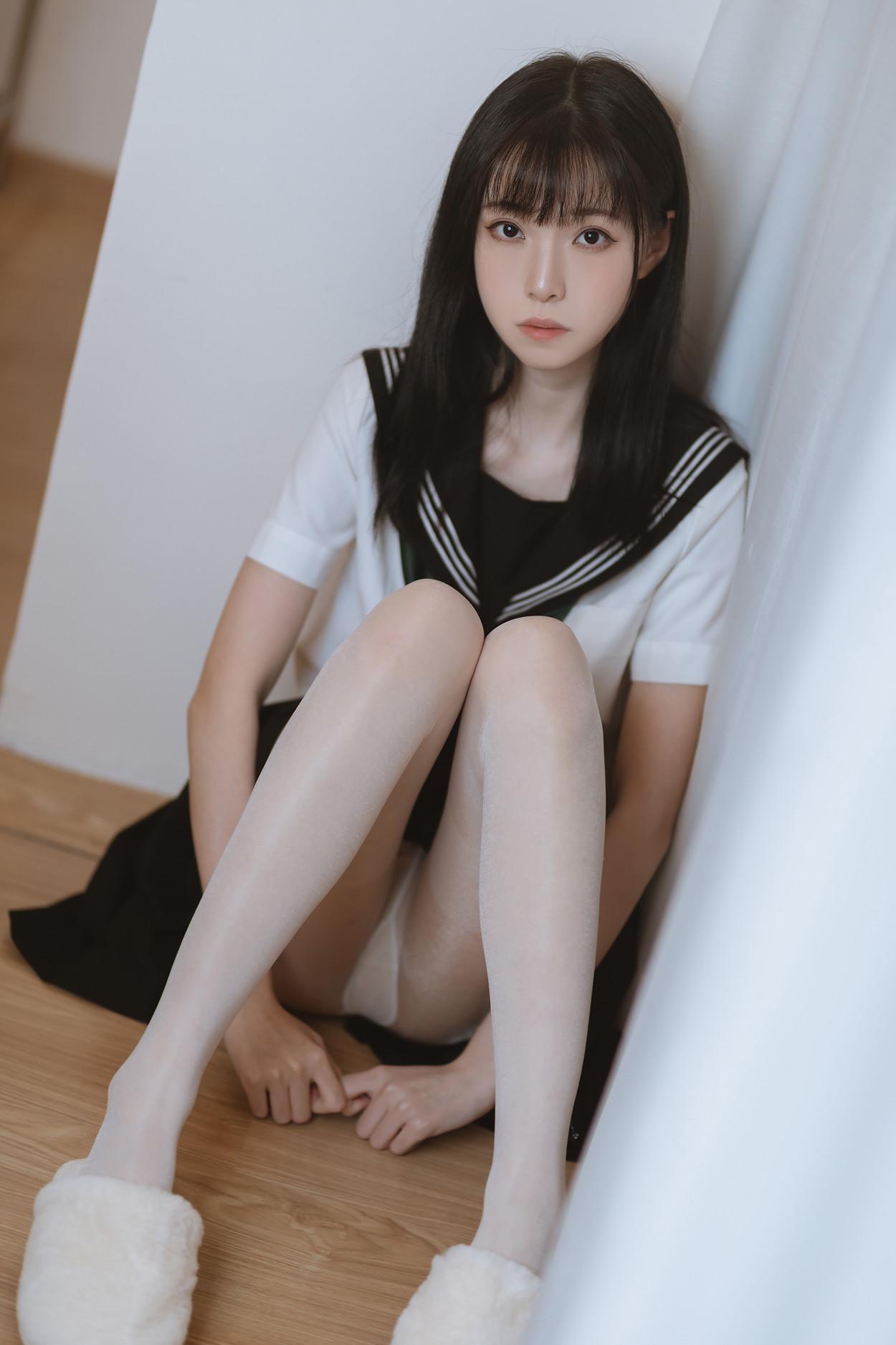 Cosplay 许岚LAN 白丝水手服(21)