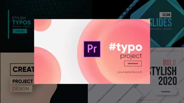 Unique Typography- Premiere Pro - VideoHive 26245757