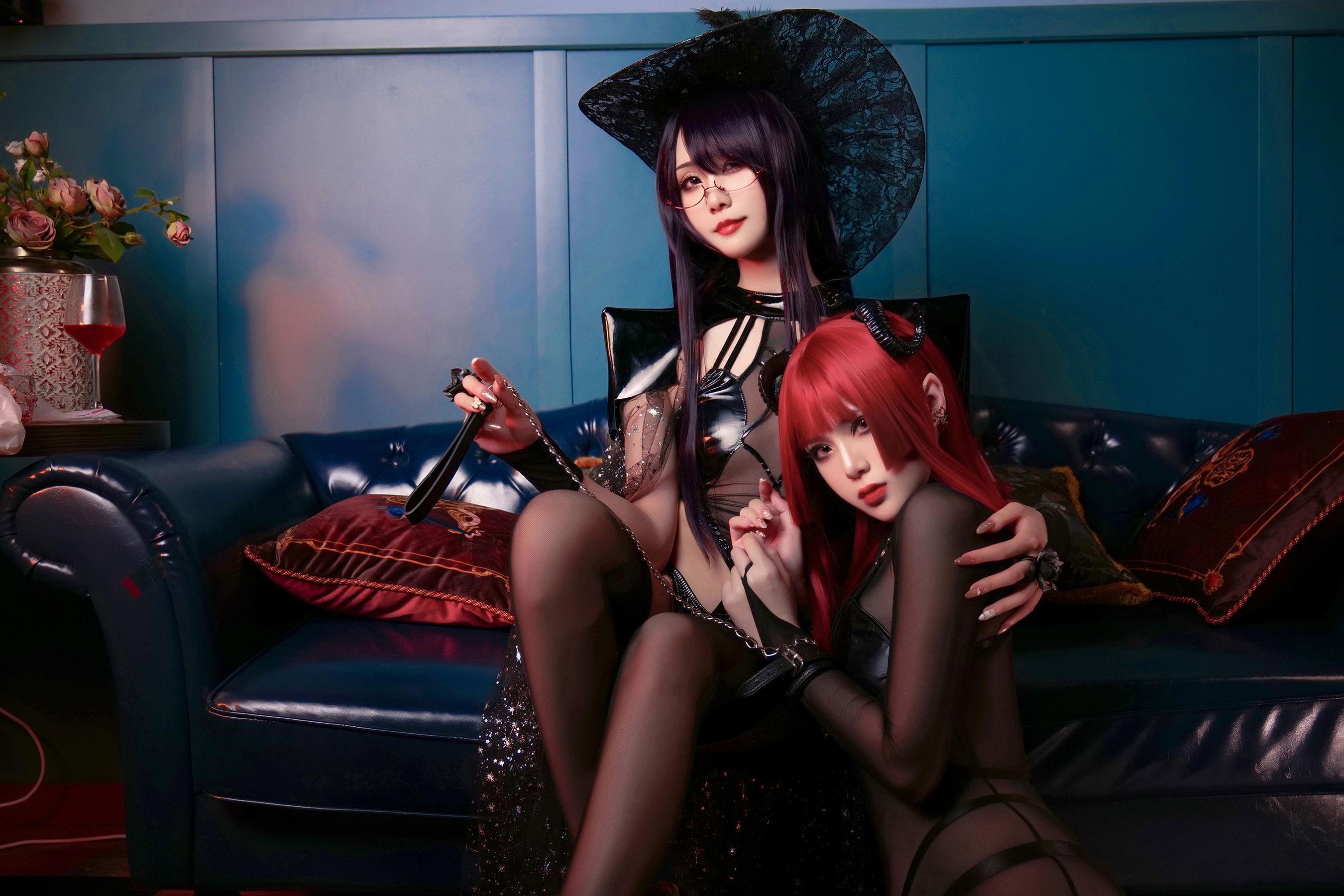 [网红COSER写真] 曉美媽&羊大真人 – 魔女集会(3)