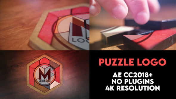 Puzzle Logo Intro - VideoHive 34019278