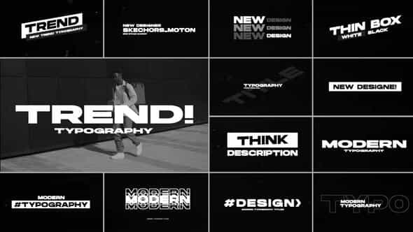 Modern Typography Titles - VideoHive 37768064