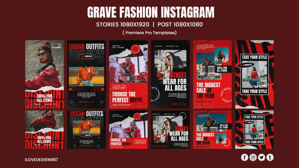 Grave Fashion Instagram - VideoHive 46869268