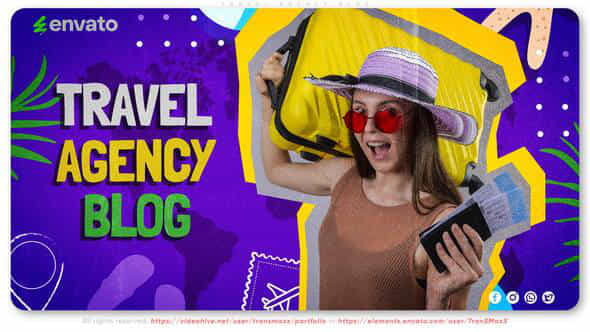 Travel Agency Blog - VideoHive 56401823