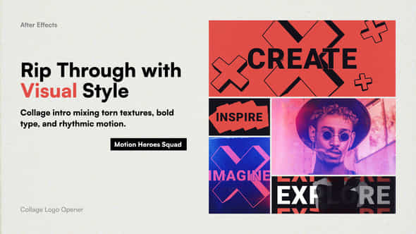 Collage Logo Opener - VideoHive 58854739
