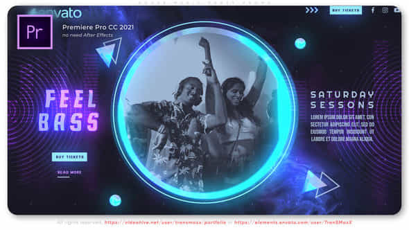 House Music Party - VideoHive 46488791