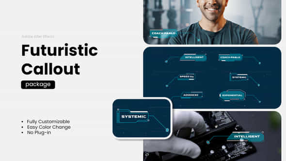 Futuristic Call Outs - VideoHive 56208020