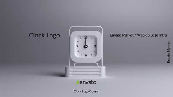 Clock Logo - VideoHive 45384456