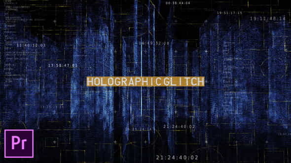Holographic City Opener - Premiere - VideoHive 24542237