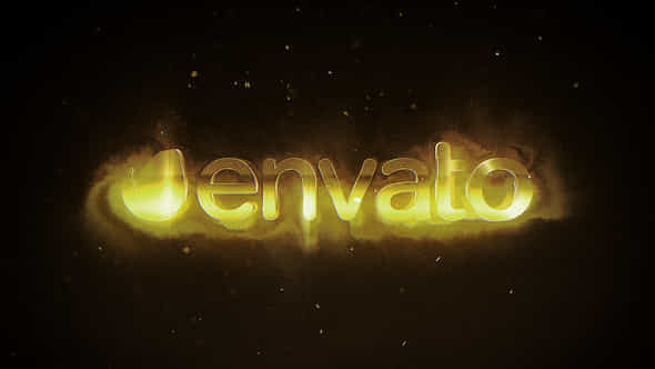 Gold Particles Logo Reveal - VideoHive 51985234