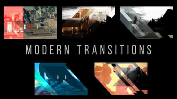 Modern Transitions 5 Pack Volume - VideoHive 18798961