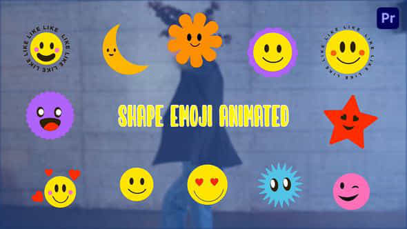 Funny Emoji Elements - VideoHive 47353989