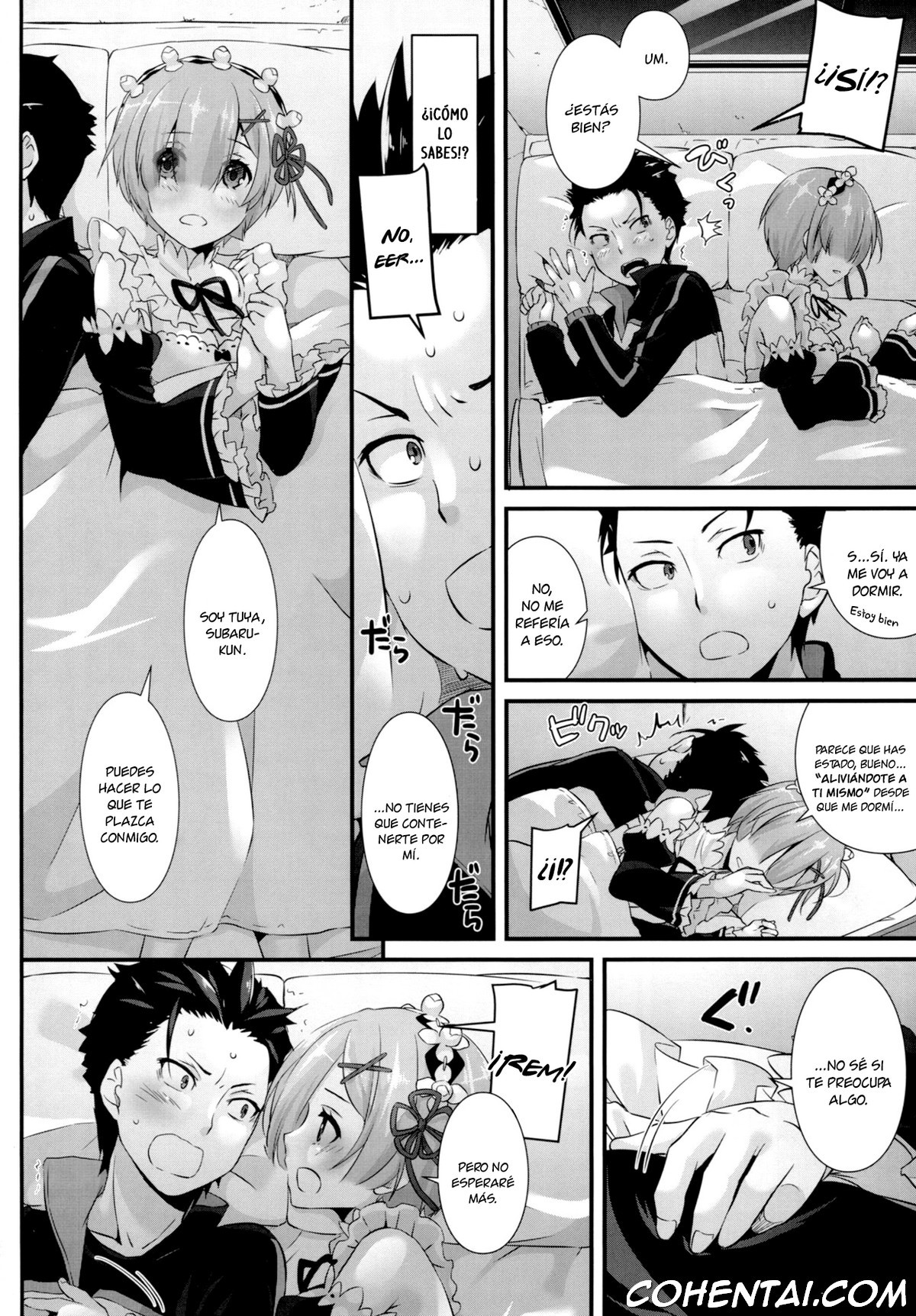 D.L. action 110 (Re:Zero Kara Hajimeru Isekai Seikatsu) xxx comics manga porno doujin hentai español sexo Re:Zero kara Hajimeru Isekai Seikatsu Rem Subaru Natsuki