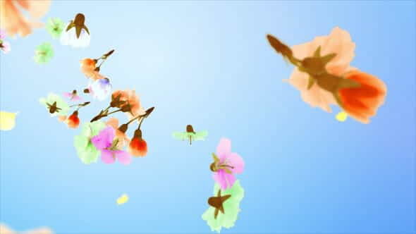 Flowers and Petals Logo - VideoHive 25477526