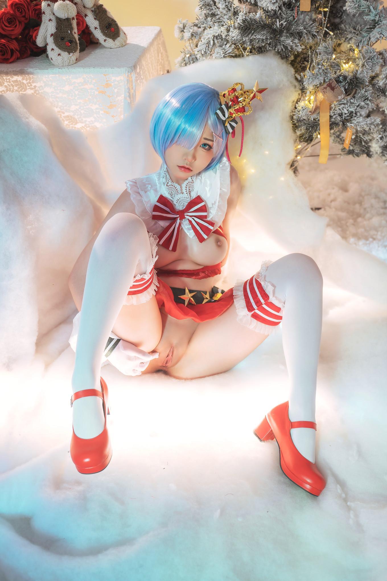 Nekokoyoshi 爆机少女喵小吉, 写真集 Christmas Begins(35)