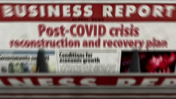 Post-COVID crisis reconstruction and recovery - VideoHive 32315667