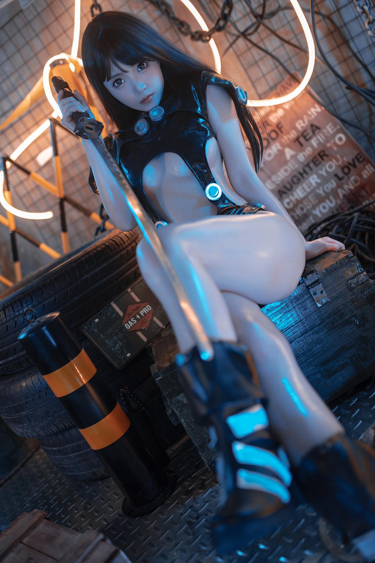 Cosplay Bangni邦尼 – 杀戮都市 下平玲花 Set.02(8)
