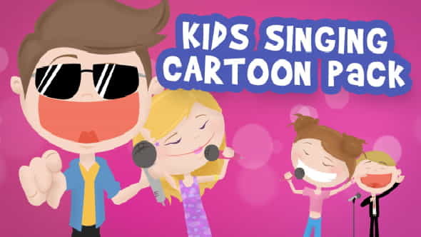 Kids Singing Cartoon Pack - VideoHive 19182103
