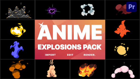 Anime Explosions - VideoHive 39168331
