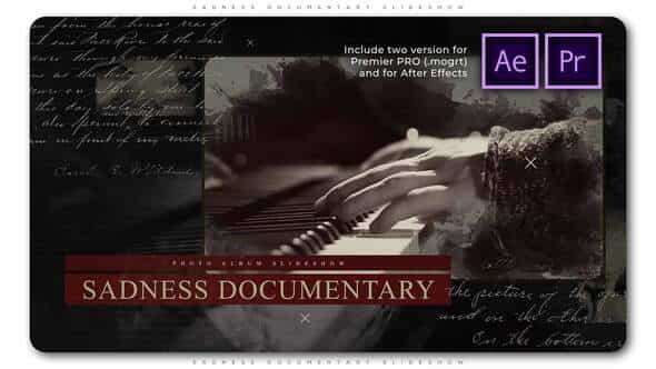 Sadness Documentary Slideshow - VideoHive 28805795