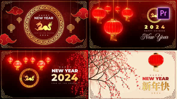 Chinese New Year Greetings Pack - VideoHive 50172128