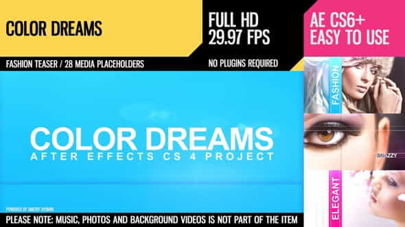 Color Dreams (Fashion Slideshow) - VideoHive 2985445