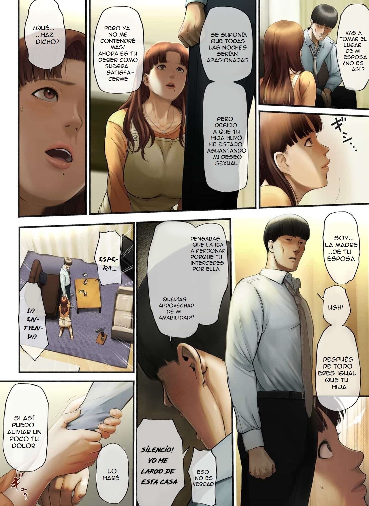[Chinjao Girl. (Special G)] "Yasashii Dake no Otoko" to Tsuma ni Sute Raretanode... [Spanish]