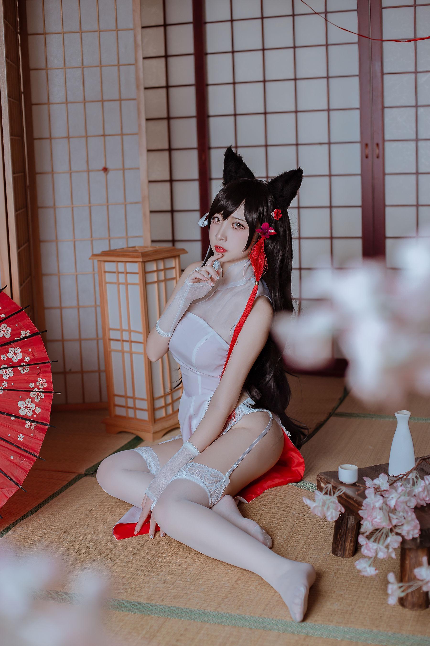 [Cosplay] 二佐Nisa – 犬之眷之碧蓝爱宕 旗袍(14)